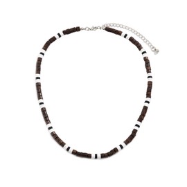 Your Always Charm Puka Shell Necklace Men Turquoise Beaded Necklaces for Men Beach Mens Necklace Surfer Necklaces Jewelry Beach Vacation Essentials