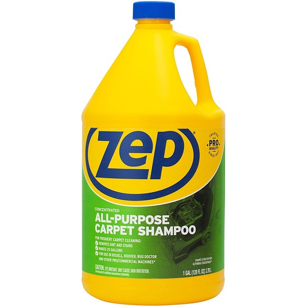 Zep All-Purpose Carpet Shampoo Concentrate 128 ounce ZUCEC128 (formerly Carpet Extractor)