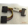 Dell 2x Dell Foxconn SATA power connector splitter adapter cable 3.75" 0N701D N701D