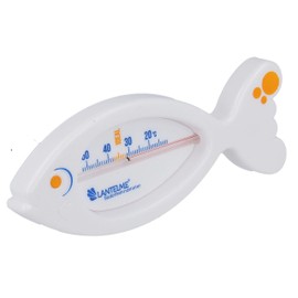Lantelme® Fish Bath Thermometer for Safe Bathing for Baby, Small, Child and Adults up to 52 Degrees Water Temperature (White)