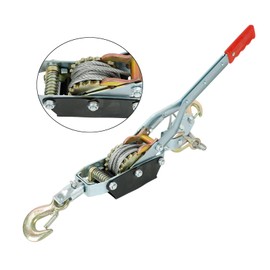 Smileracing 5 Ton Hand Puller Heavy Duty Winch Pull Hoist Come Along Cable Lever with 3 Hooks, Automotive Hoist Hand Winch Cable Puller Stretcher Lift