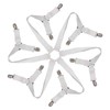 BaiJ Bed Sheet Clips,3 Way 6 Sides Bed Sheet Fastener