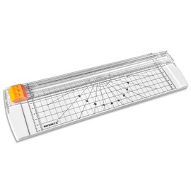 Rayson RC4000W-US Paper Cutter Trimmer, A4 Size (12 inch) Paper Cutter for Coupon, Craft Paper and Photos (White)