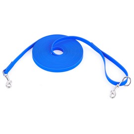 Waterproof Long Leash for Dogs Training 16FT/30FT/50FT, Long Dog Leash Heavy Duty,Dog Lead for Large Medium Small Dogs Outside Walking, Playing, Camping, or Yard(Blue 15FT)