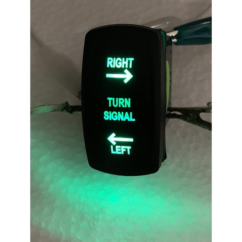 MCSADVENTURES ATV UTV Rocker Switch Universal Turn Signal Kit Blinker