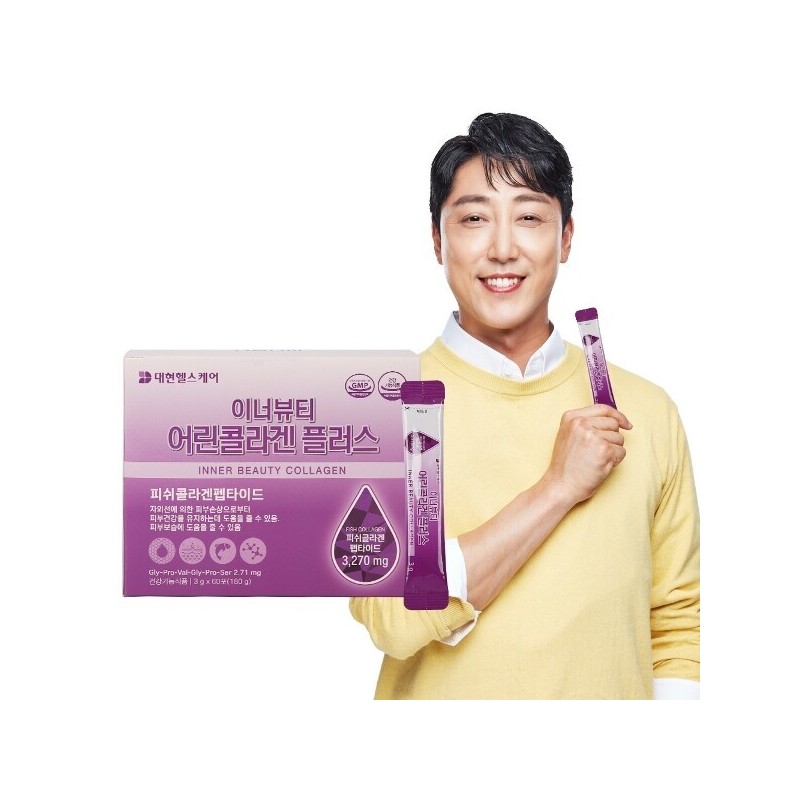 대현헬스케어 이너뷰티 어린콜라겐플러스 3g x 60포 Daehyun Healthcare Inner Beauty