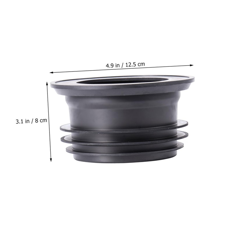 OATIPHO Closestool Drain Seal Plug Heavy-Duty Rubber Toilet Flange Seal