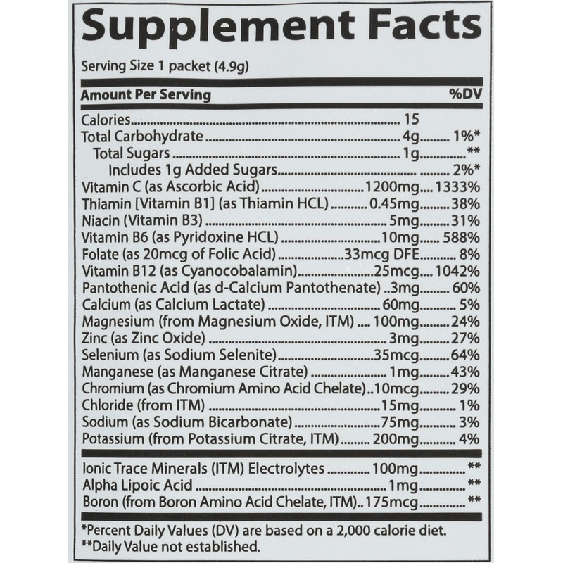 TRACE MINERALS RESEARCH Electrolyte Stamina Power Pk Lemon Lime, 0.17