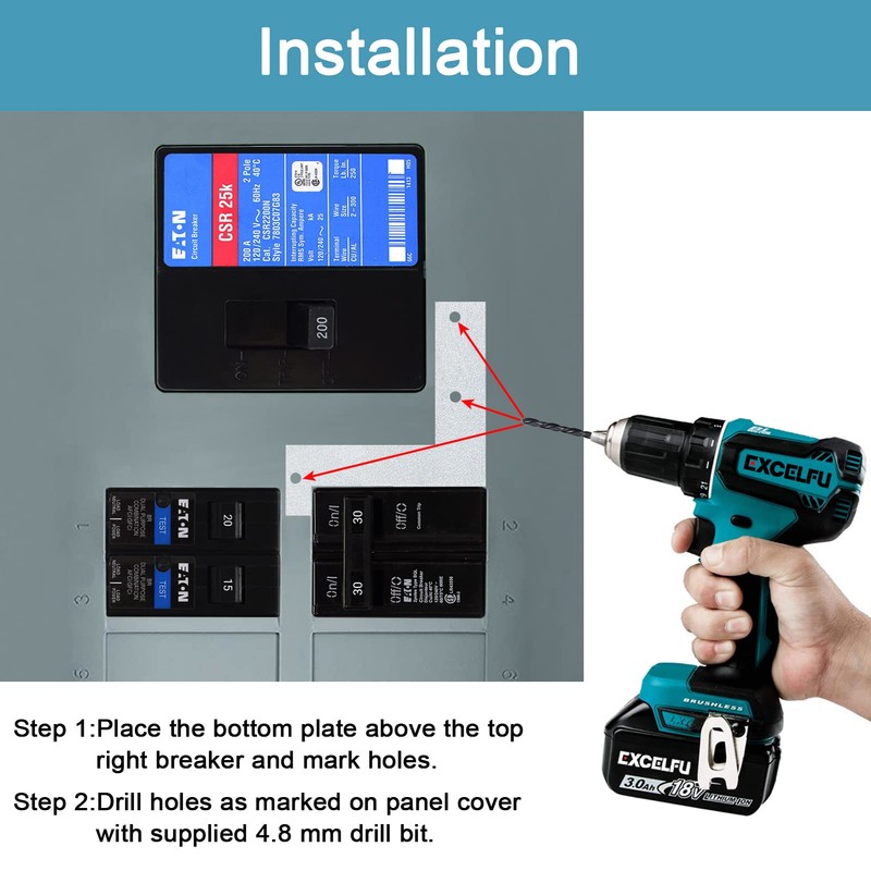 Generator Interlock Kit Compatible with Eaton Cutler Hammer BR SERIES