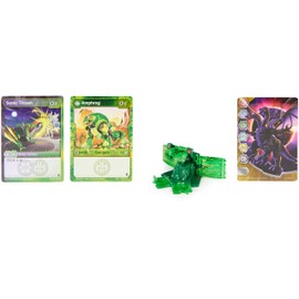BAKUGAN Evolutions - Pack 1 Geogan Season 4-1 Geogan Ball with 3 Trading Cards - Cartoon Toy for Children from 6 Years - Random Model