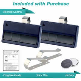 ECS Sale 2 For 953D 956D Chamberlain Compatible 3B Garage Door Opener Remote 950CD