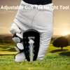 2PCS Adjustable Golf Tee Height Tool,Adjustable Precision Tees Height Setter,Precision