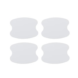 Motoforti Car Door Handle Cup Protector Door Handle Scratches Protective Films 2.67"x3.34" Anti-Scratches PVC White 4 Pcs