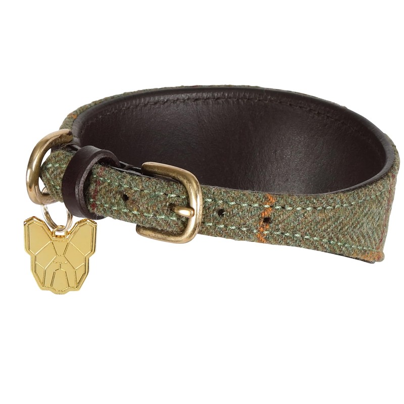 Shires Digby & Fox Tweed Greyhound Collar Medium
