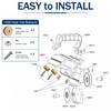Cut-Off Flange Track Bearing Kit for Tapco Pro & Max