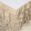 Elegant Comfort Leila Collection Multi-Ruffle Bed Skirt, 1500 Thread Count