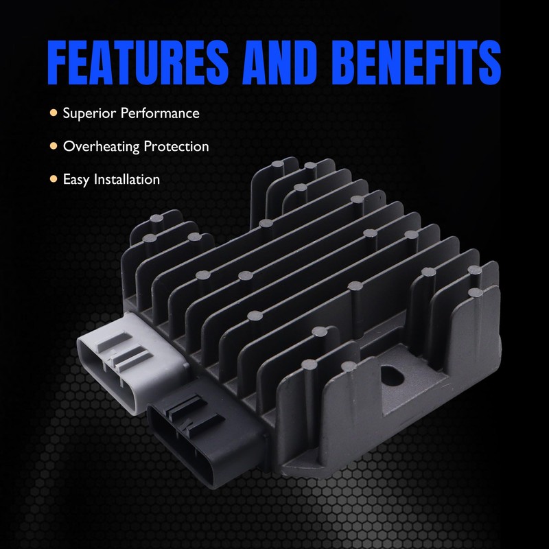 HiSport 4014856 Voltage Regulator Rectifier with Wires - Compatible with