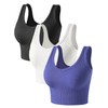 Womens Crop Workout Tank Tops - 2025 Summer Breathable V