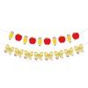 Back to School Decorations, Pencil Apple Bow Banner Garland NO
