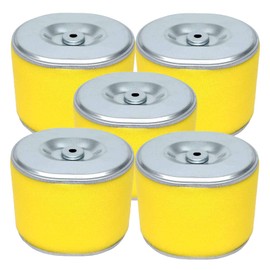 HOODELL 5 Pack 17210-ZE3-505 Air Filter, Replace 17210-ZE3-010 Air Cleaner, Fit for Honda GX390 13HP GX340 11HP Engine Air Filter