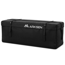 ARKSEN 58'' x 20.5'' x 24'' Waterproof Cargo Carrier Bag,Soft Sided Weather Resistant Luggage & Camping Gear Storage, Fits 60 Inch Hitch Mounted Baskets for Car, Truck, SUV, RV or Van