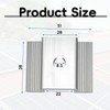 fallingstar 50 Pcs Solar Panel Mid Clamps 1.06 Inch Aluminum