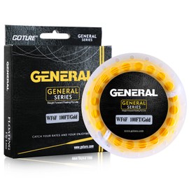 Anglerbasics Fly Line Floating Fishing Stream Weight Forward Yellow with Welded Loop WF-6F