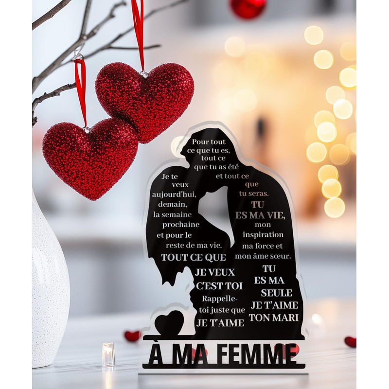 Putuo Decor - Dekoration aus Acryl für Damen – romantische