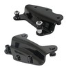 SWESGI Black for Mounting Backrest Sissy Bar Luggage Rack 4