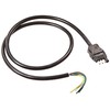 Wesbar 787264 Cable de Conector de Extremo de Remolque, Negro