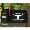 Mailbox Numbers Street Address Decal - Western - Longhorn -