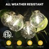 Yusist 300FT Solar String Lights Outdoor Waterproof with Remote,G40 Solar