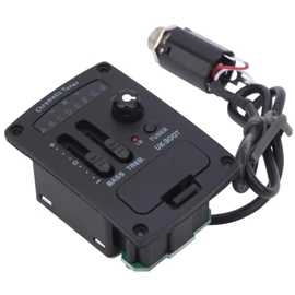 LED Guitar Pickup, Ukulele Pickup, Sensitive Volume Control Professionals for Ukulele Beginners Classical Guitar
