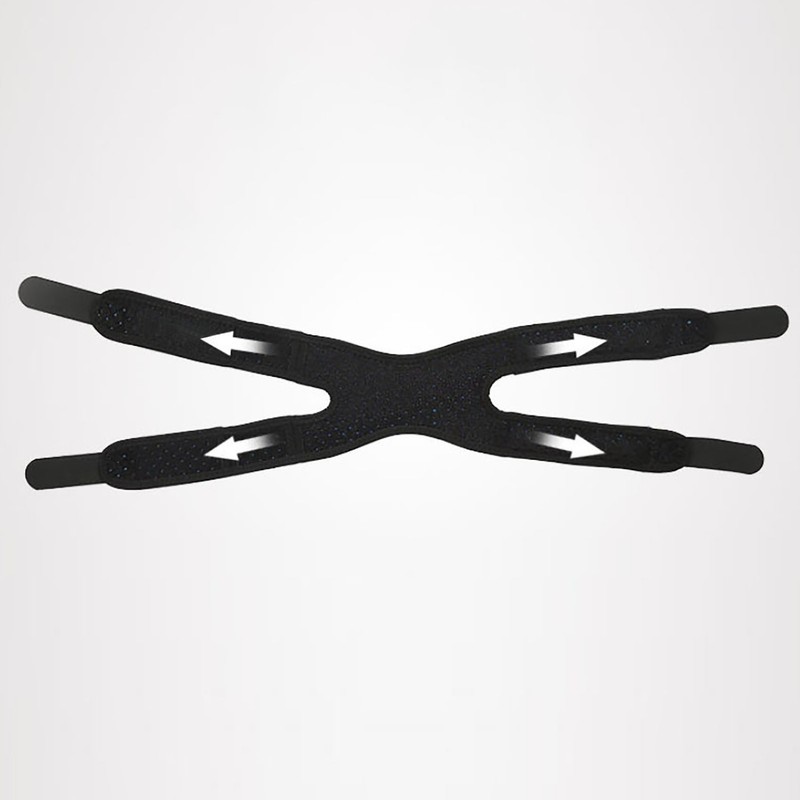 2 Pcs Patella Knee Strap X Shape Double Fixation Breathable