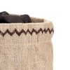 Natural Elements Vegetable Storage Bag, Hessian, Brown, 20 x 20cm