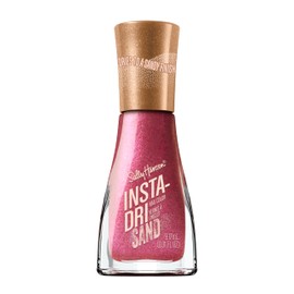Sally Hansen Insta-Dri Sand, Desert Ruby, Quick Dry, Long Lasting, Opaque, Textured Red Nail Polish