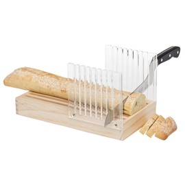 Mrs. Anderson's Baking Bread Cutter Slicing Guide with Crumb Catcher, 12.5-Inches x 6.375-Inches