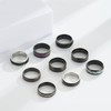 SOXEMAN 9 pieces/set of men's rings set (3 of which