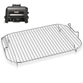 FuPatio Stainless Steel Rack Fits for Ninja Woodfire Outdoor Grill and Smoker, Grill Rack for Ninja OG701 OG751 7-in-1 Electric Master Grill Air Fryer Accessories, Dishwasher Safe