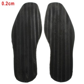 Prevent Slip Flat DIY Replacement Shoe SolesFull Sole Repair, 1 Pair DIY Stick On Full Soles Heel Palm Anti-Slip Grip-Rubber Pads(Size:2mm)