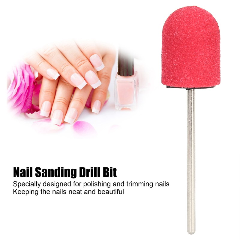 Nail Sanding Band Drill Bit Nail Art Polishing Sanding Cap