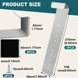 Dartboard Holder, Wall Hanging Bracket Set, Dartboard Hanging Set, Steel Dartboard, Hanging Mounting Bracket, Dart Board Wall Holder for Steel Dart Boards (with Screws, EVA Padding)