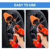 Hovom 5PCS Car Wheel Hub Drill Buffing Sponge Pads Kit,