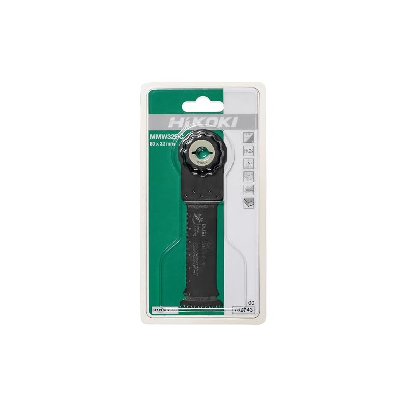 HiKOKI 0078-2743 Multi-Tool Blade MMW32PC Starlock Max Blade Width 2.6