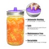 5Pcs Silicone Fermenting Lids for Wide Mouth Jar Food Grade
