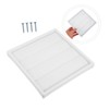 LALAFINA Louvered Vent Cover with Net Weatherproof Plastic Air Vent
