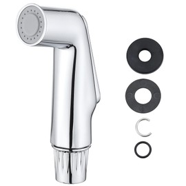 Kitchen Sink Sprayer Replacement, Universal Sink Side Sprayer Head, Kitchen Sink Faucet Sprayer Head, Sink Sprayer Attachment Compatible with Delta, Moen, Kohler (Chrome)