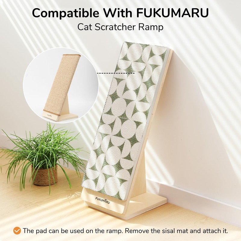 FUKUMARU 3PCS Cat Scratcher, 23.6 Inch Extra Long Cardboard Cat