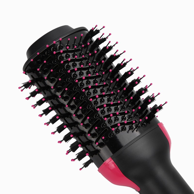MultiFunctional Hair Dryer Blowing Comb Adjustable Hair Straightening Curler Styling