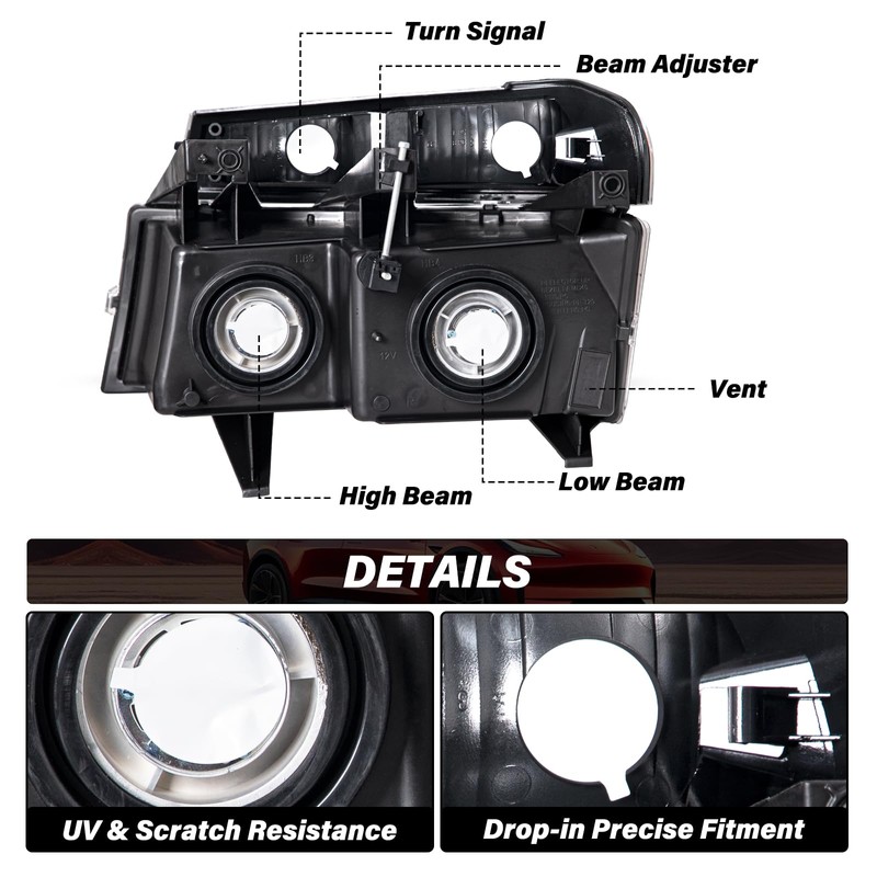 Bingbingmotor BRYGHT 4PCS Fits for 2004-2012 Chevy Colorado GMC Canyon